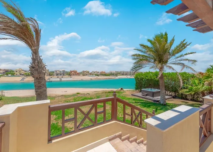 Appartamento Scenic Views 3-bedroom In Sabina, El Gouna Private Jacuzzi & Lagoon Access Hurghada